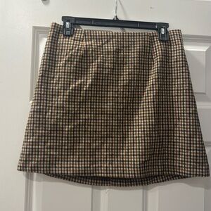 Astr the label plaid mini skirt